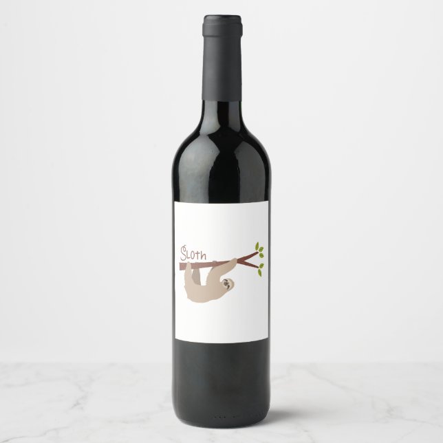 Sloth Wine Label (Front)