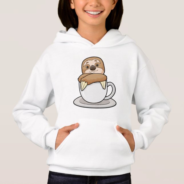 Sloth with Cup of Coffee (Front)