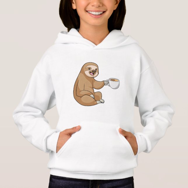 Sloth with Cup of Coffee (Front)
