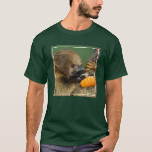 Sloth with Pumpkin T-Shirt