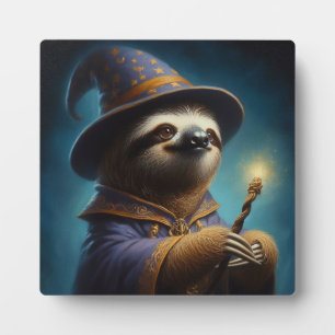 Sloth Wizard Plaque