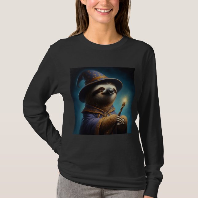 Sloth Wizard T-Shirt (Front)