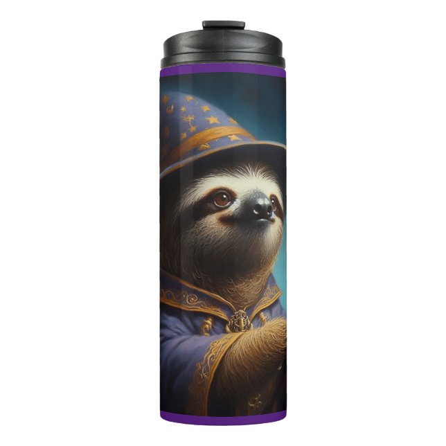 Sloth Wizard Thermal Tumbler (Front)