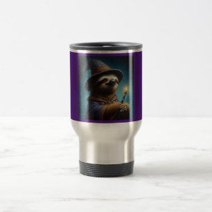 Sloth Wizard Travel Mug
