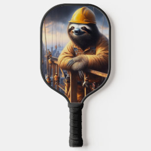 Sloth Working the High Steel Pickleball Paddle