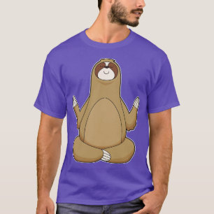 Sloth Yoga Meditation T-Shirt