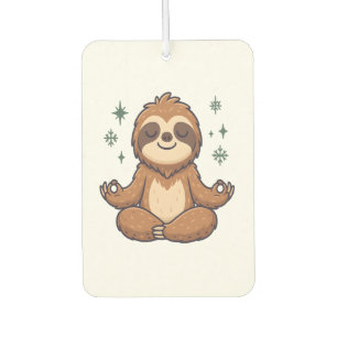 Sloth Yoga Sloth Car Air Freshener