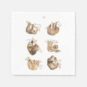 Sloths Classic Napkin