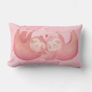Sloths in Love Lumbar Cushion