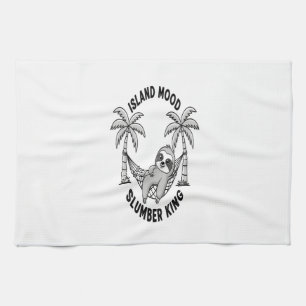 Sloth's Island Tea Towel