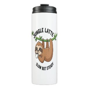 Sloth's Morning Coffee Thermal Tumbler