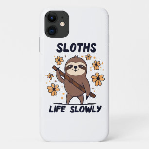 Sloths Taking Life Slowly Case-Mate iPhone Case
