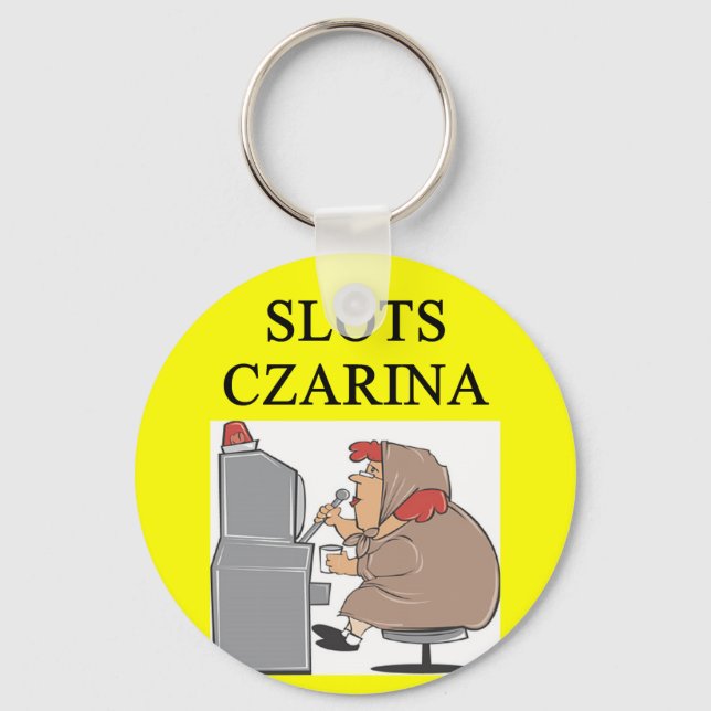 SLOTS pplayer joke Key Ring (Front)