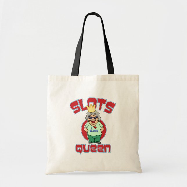 Slots Queen - Customise Slot Machine Tote Bag (Front)