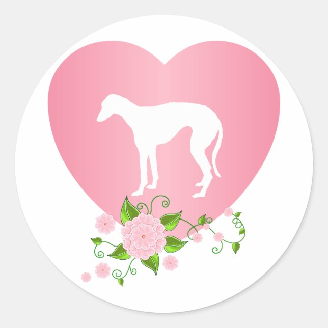 Sloughi Classic Round Sticker (Front)