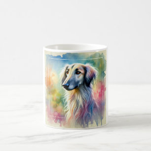 Sloughi Dog 010824AREF111 - Watercolor Coffee Mug