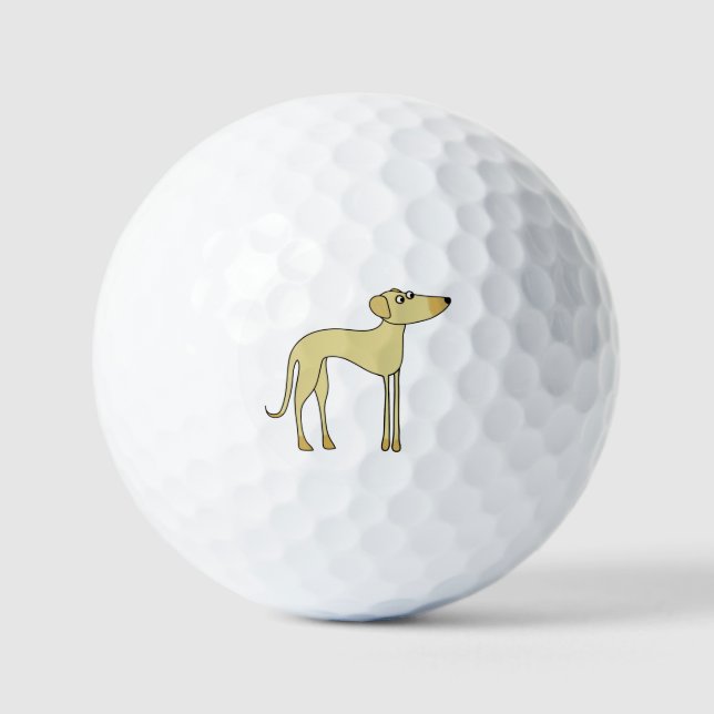 Sloughi Dog Golf Balls (Front)
