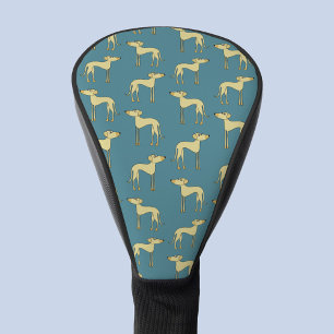 Sloughi Dog Pattern Golf Head Cover