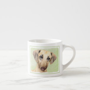 Sloughis Painting - Cute Original Dog Art Espresso Cup