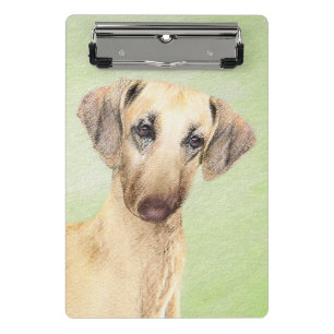 Sloughis Painting - Cute Original Dog Art Mini Clipboard