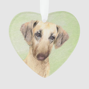 Sloughis Painting - Cute Original Dog Art Ornament