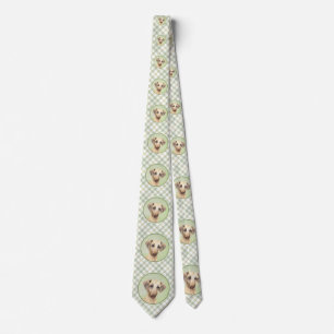Sloughis Painting - Cute Original Dog Art Tie