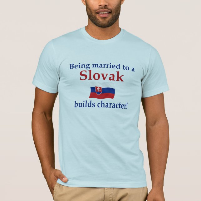Slovak Builds Character T-Shirt (Front)
