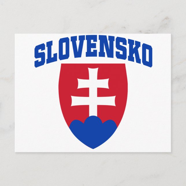 Slovak Emblem Postcard (Front)