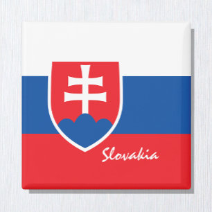 Slovak flag & Slovakia holiday, travel /sports Magnet