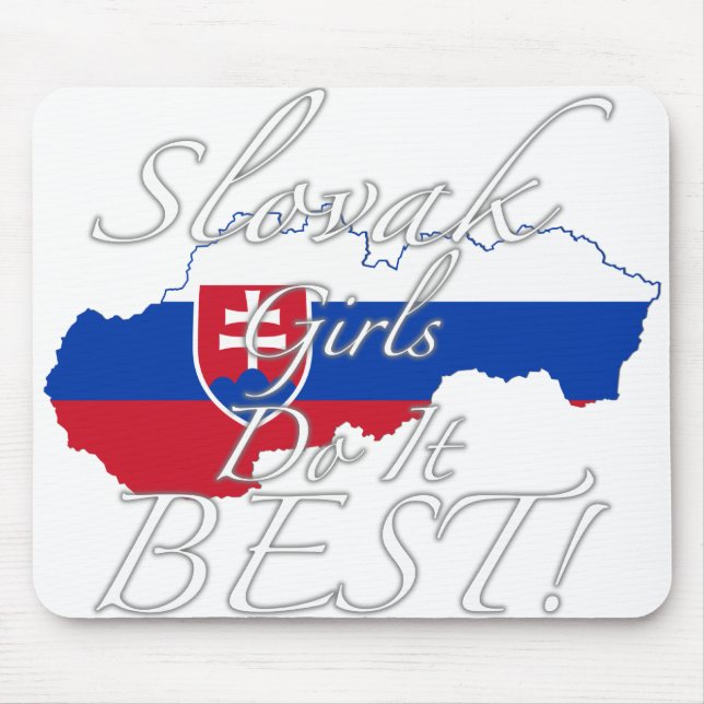 Slovak Girls Do It Best! Mouse Pad (Front)