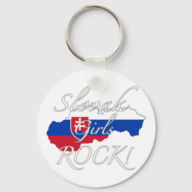 Slovak Girls Rock! Key Ring (Front)