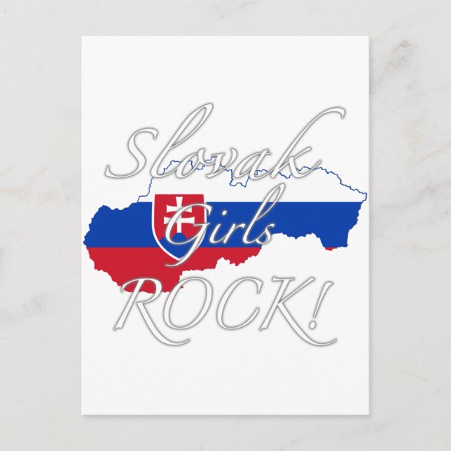 Slovak Girls Rock! Postcard (Front)