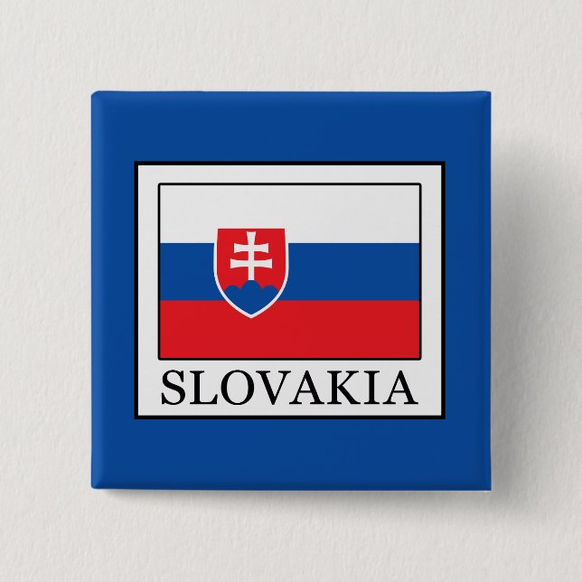 Slovakia 15 Cm Square Badge (Front)
