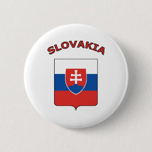 Slovakia 6 Cm Round Badge