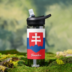Slovakia bottle, patriotic Slovakia Flag Water Bottle
