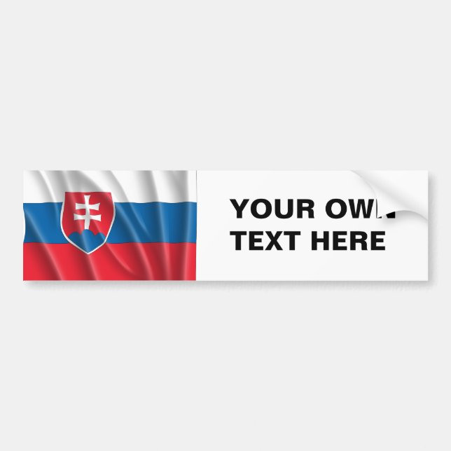 SLOVAKIA BUMPER STICKER (Front)
