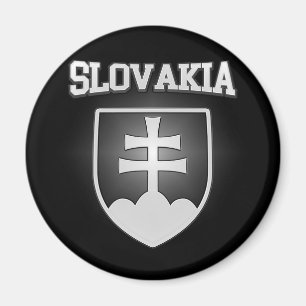 Slovakia Coat of Arms Magnet