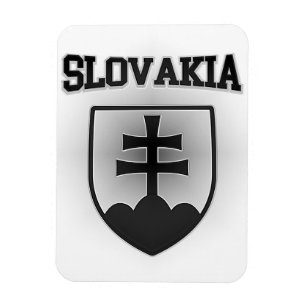 Slovakia Coat of Arms Magnet