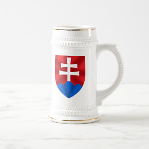 Slovakia emblem for Slovaks Beer Stein