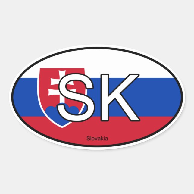 Slovakia Euro Sticker (Front)