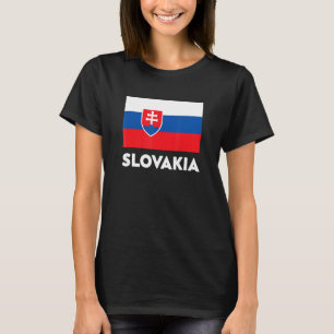 Slovakia Flag Blue White Red T-Shirt