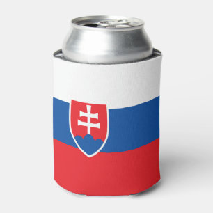Slovakia flag can cooler
