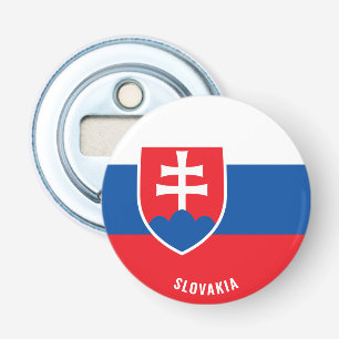 Slovakia Flag Delightful Patriotic Bottle Opener
