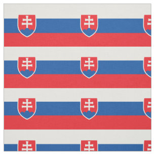 Slovakia Flag Fabric