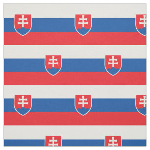 Slovakia Flag Fabric