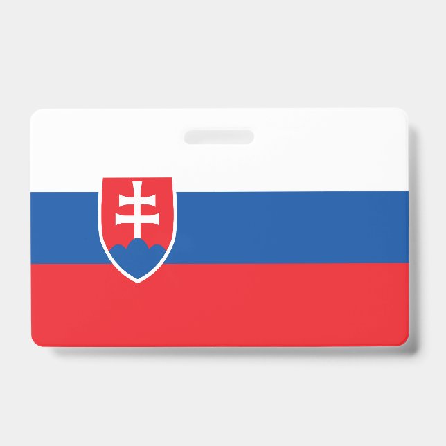 Slovakia flag ID badge (Front)