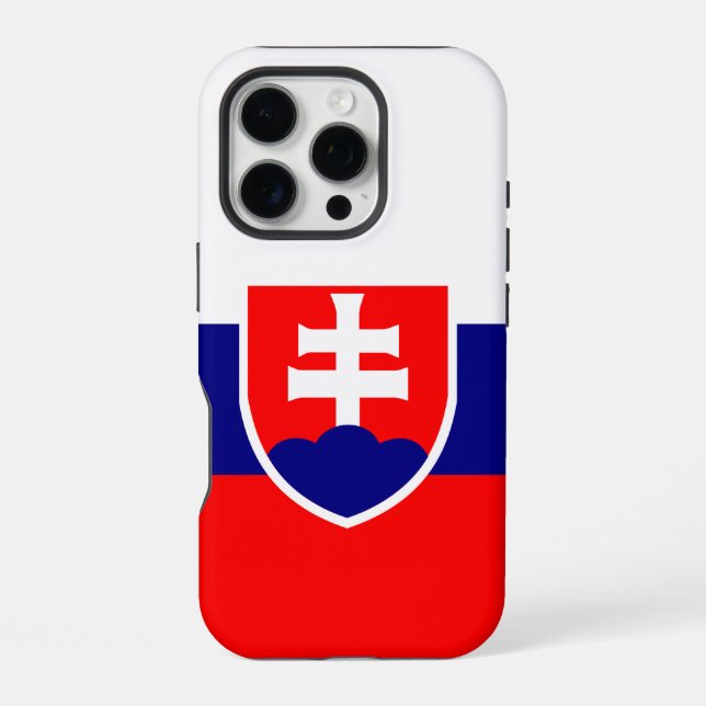 Slovakia Flag iPhone Case (Back)