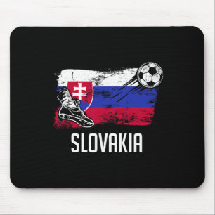 Slovakia Flag Jersey Slovak Soccer Team Slovak Mouse Pad