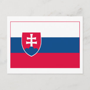 Slovakia Flag (light) Postcard