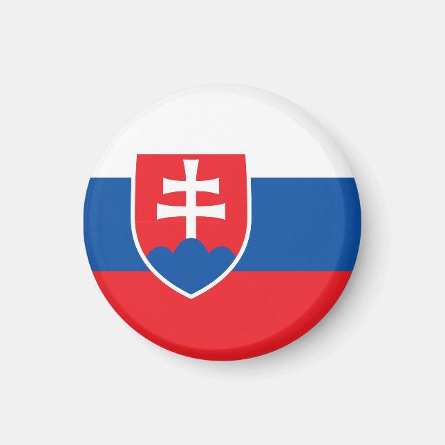 Slovakia Flag Magnet (Front)